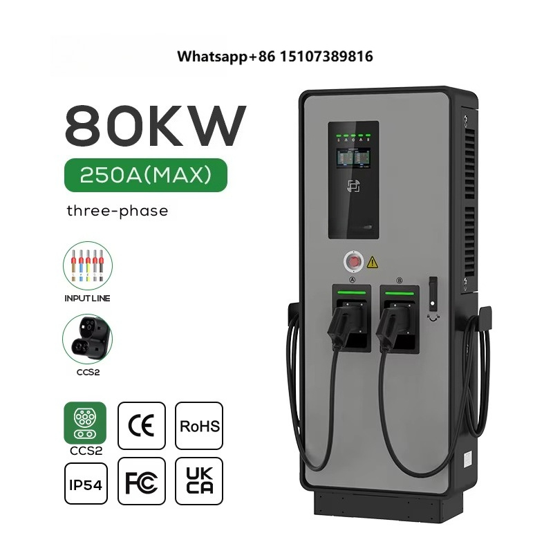 Ev Charging Pile - Podwójna ładowarka DC EV 40kW 80kW